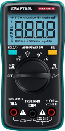 Мультиметр цифровой KM-600 59854 купить в Перми