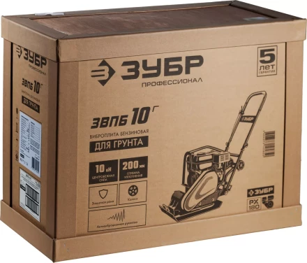 Виброплита бензиновая ЗВПБ-10 Г серия ПРОФЕССИОНАЛ купить в Перми