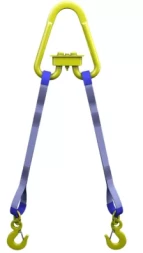 Строп текстильный двухветвевой 2СТ 5 т L=5 м SF6 100 мм Звено РТ-3