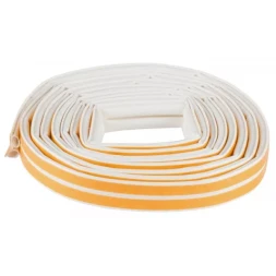 Уплотнитель ЗУБР силиконовый самоклеящийся, профиль "O", белый, 6м 40925-006