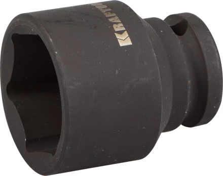 Торцовая головка KRAFTOOL &quot;INDUSTRIE QUALITAT&quot; ударная (1/2&quot;), FLANK, Cr-Mo, фосфатированная, 30 мм 27940-30_z01 купить в Перми