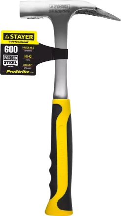 Молоток КРОВЕЛЬЩИКА STRIKE 600г цельнометаллический, STAYER Professional 20205 20205 купить в Перми