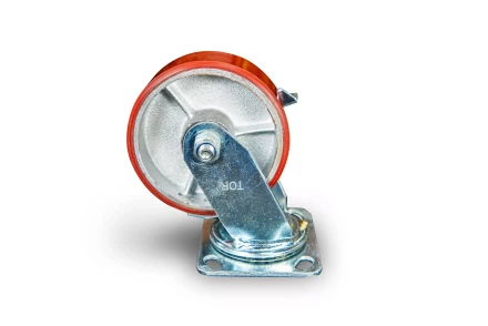 Колесо большегрузное поворотное SCpb 55 125 мм полиуретановое с тормозом (N) 1024152 купить в Перми