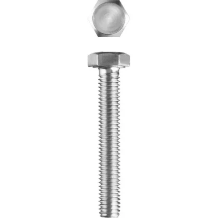 Болт ГОСТ 7798-70, M8 x 60 мм, 3 шт, кл. пр. 5.8, оцинкованный, ЗУБР 303086-08-060 купить в Перми