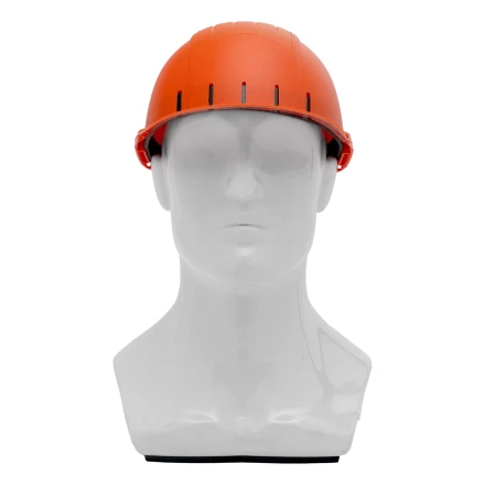Каскетка защитная &quot;Стиль&quot;, пластиковая, оранжевая Сибртех 89169 купить в Перми