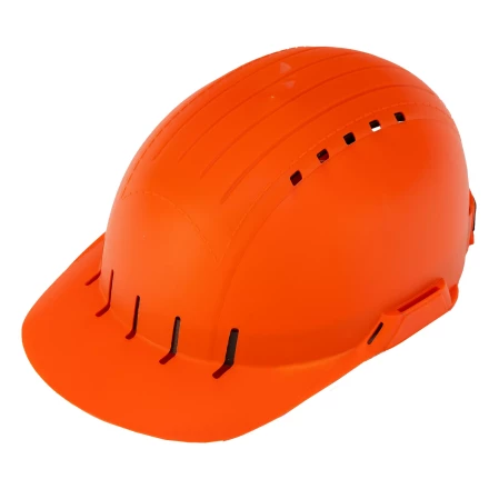 Каскетка защитная &quot;Стиль&quot;, пластиковая, оранжевая Сибртех 89169 купить в Перми