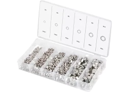 Набор гаек М3 М4 М5 М6 М8 М10 600 предметов СИБРТЕХ 47615