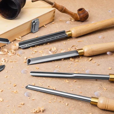 Набор профессиональных токарных резцов по дереву KRAFTOOL 18368 купить в Перми