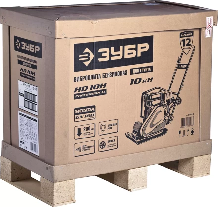 Виброплита бензиновая двигатель Honda ЗВПБ-10 ГХ серия ПРОФЕССИОНАЛ купить в Перми