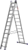 Лестницы алюминиевые трехсекционные серия ЭКСПЕРТ купить в Перми
