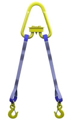 Строп текстильный двухветвевой 2СТ 5 т L=5.5 м SF6 100 мм Звено РТ-3 купить в Перми