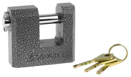 Замок STAYER &quot;MASTER&quot; навесной, П-образн.металлический корпус, с закаленной дужкой, в коробке, 70мм 37143-70 купить в Перми