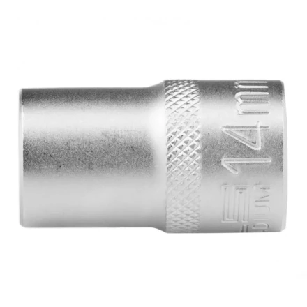 Головка торцевая 14 мм двенадцатигранная CrV под квадрат 1/2 хромированная Stels 13659 купить в Перми