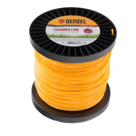 Леска для триммера круглая  3,0 мм 120 м на Din катушке Россия Denzel 96135 купить в Перми