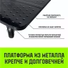 Тележка ручная платформенная металлическая HITCH 150кг 720*480 колеса резиновые 100мм (SZ086113) купить в Перми