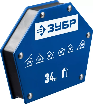 ЗУБР УМ-6, 34 кг, угольник магнитный для сварочных работ, Профессионал (40055-34) купить в Перми