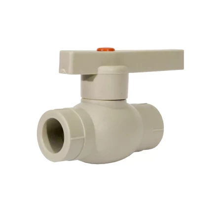 Кран шаровой PP-R 20мм серый (10/70) 44330 купить в Перми