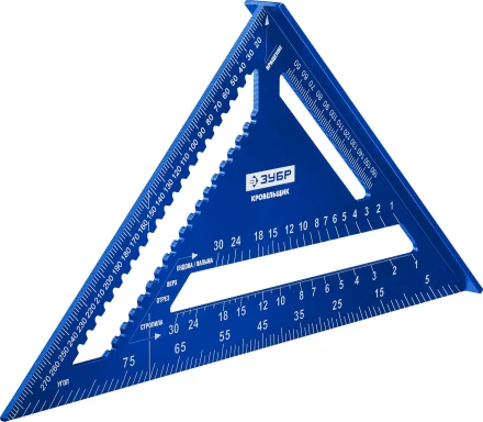 ЗУБР Кровельщик, 300 мм, 5-в-1, универсальный кровельный угольник, Профессионал (34391-30) купить в Перми