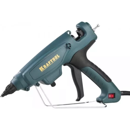 Пистолет клеевой (термоклеящий) &quot;PRO&quot;, KRAFTOOL 06843-300-12, электр, двухкомп корпус, регулятор темп, выход клея 1,5 кг/час, d=12мм, 300Вт 06843-300-12 купить в Перми