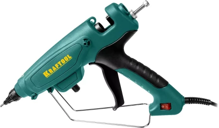 Пистолет клеевой (термоклеящий) &quot;PRO&quot;, KRAFTOOL 06843-300-12, электр, двухкомп корпус, регулятор темп, выход клея 1,5 кг/час, d=12мм, 300Вт 06843-300-12 купить в Перми