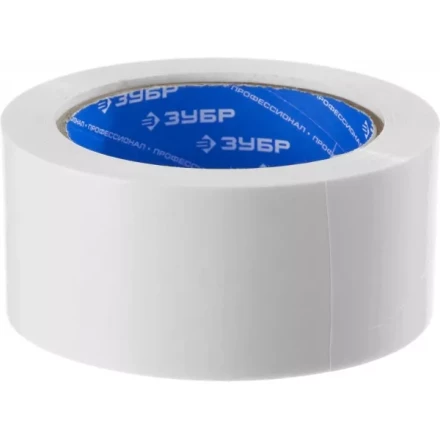 Армированная лента, ЗУБР &quot;ПРОФЕССИОНАЛ&quot; 12092-50-25, универсальная, влагостойкая, 48мм х 25м, белая 12092-50-25 купить в Перми