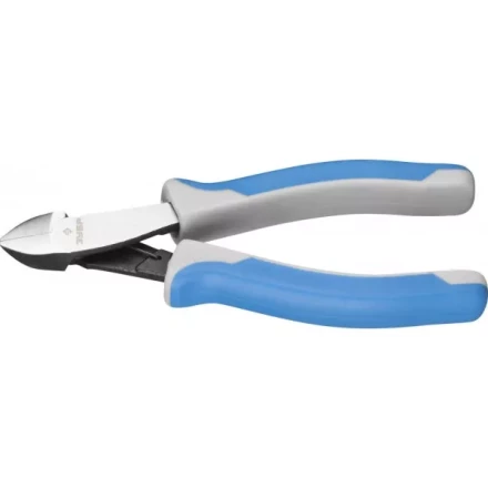 Бокорезы ЗУБР &quot;ПРОФЕССИОНАЛ&quot;, хромоникелевая сталь, двухкомпонентная рукоятка, рез заподлицо, 115мм 22173-6-11 купить в Перми