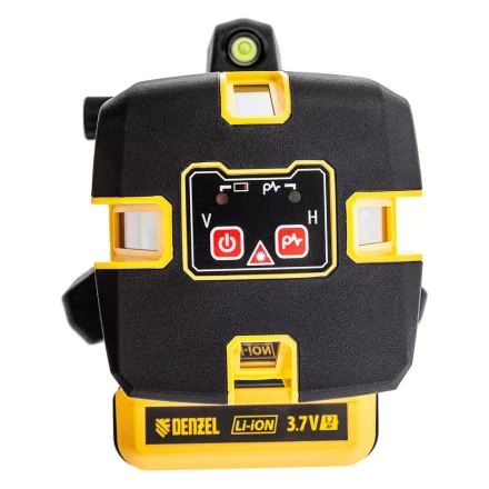 Лазерный уровень LX 05 Red, 20 м, 635 нм, аккумулятор Li 5200 mAh, резьба 5/8&quot; Denzel 35071 купить в Перми